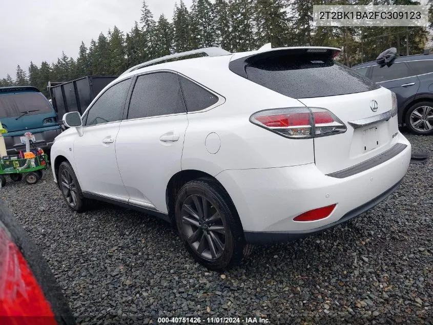 2T2BK1BA2FC309123 2015 Lexus Rx 350 F Sport