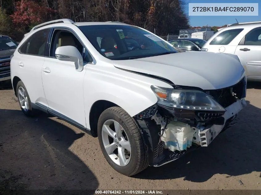 2015 Lexus Rx 350 VIN: 2T2BK1BA4FC289070 Lot: 40764242