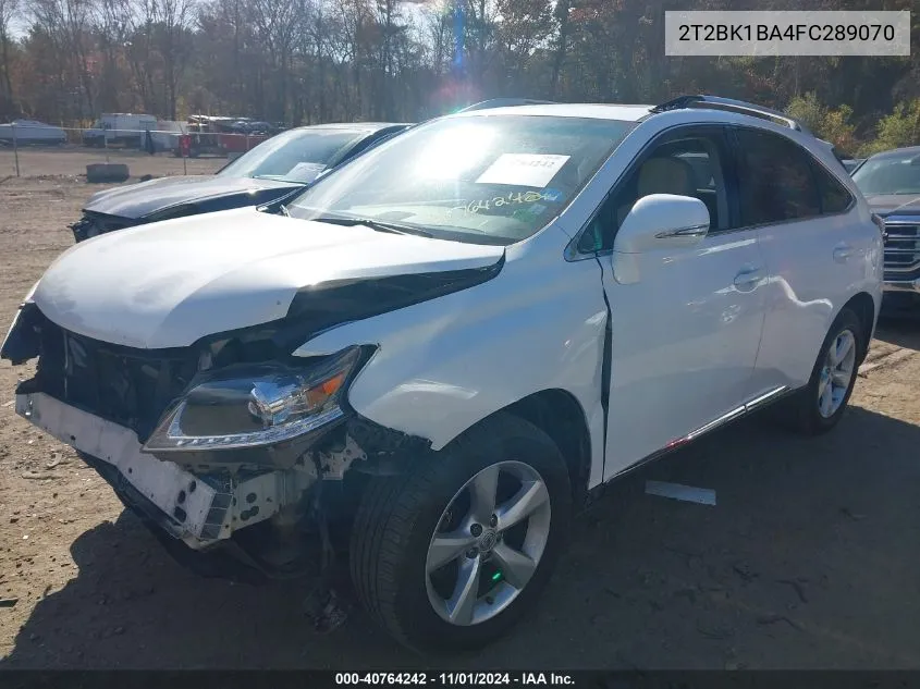 2015 Lexus Rx 350 VIN: 2T2BK1BA4FC289070 Lot: 40764242