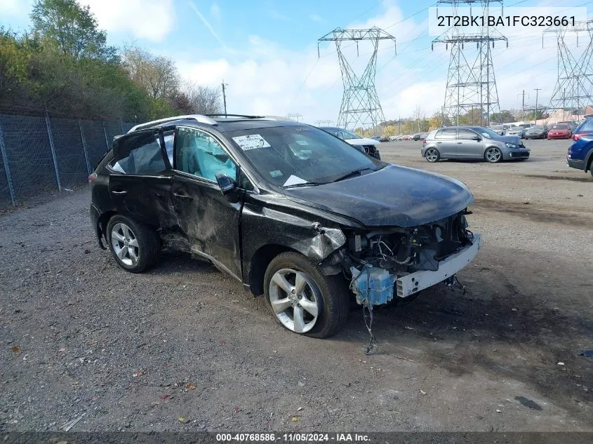 2015 Lexus Rx 350 VIN: 2T2BK1BA1FC323661 Lot: 40768586