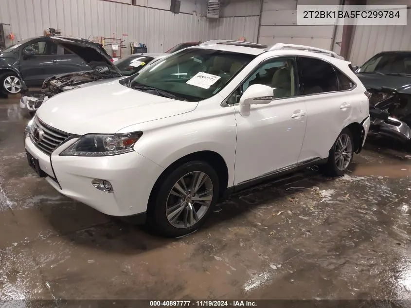 2015 Lexus Rx 350 VIN: 2T2BK1BA5FC299784 Lot: 40897777