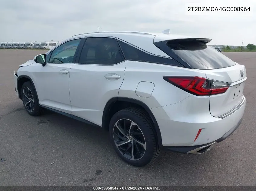 2T2BZMCA4GC008964 2016 Lexus Rx 350 F Sport