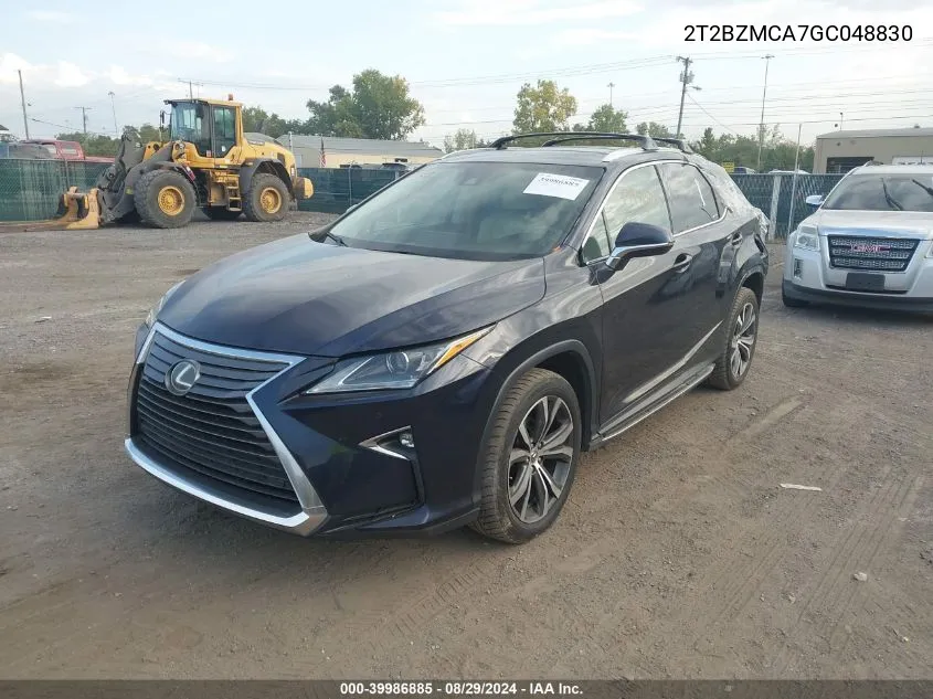 2016 Lexus Rx 350 F Sport VIN: 2T2BZMCA7GC048830 Lot: 39986885