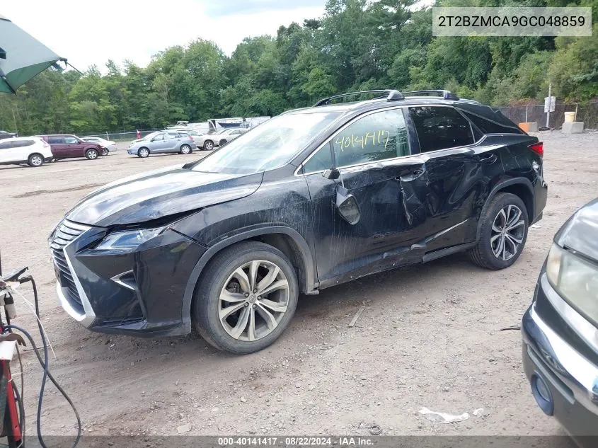 2T2BZMCA9GC048859 2016 Lexus Rx 350