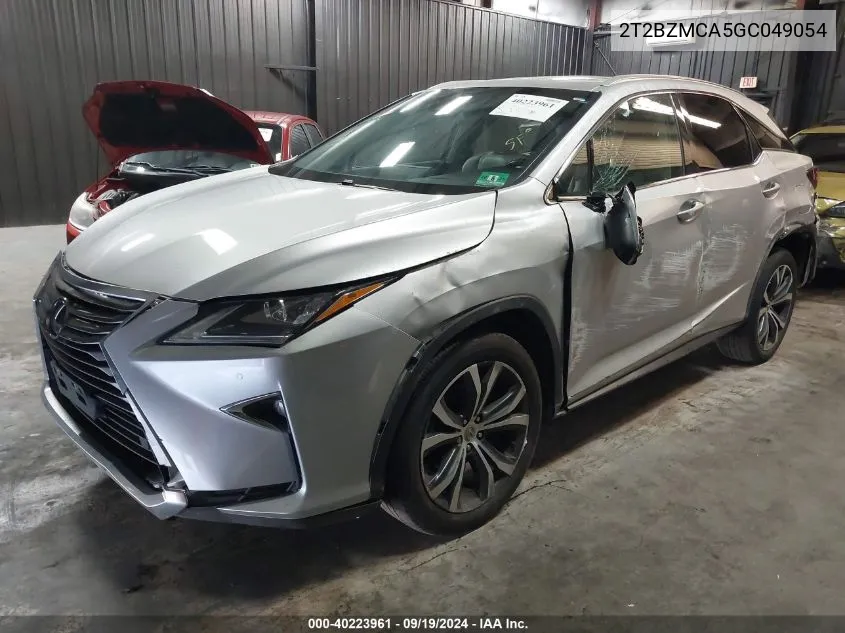 2016 Lexus Rx 350 VIN: 2T2BZMCA5GC049054 Lot: 40223961