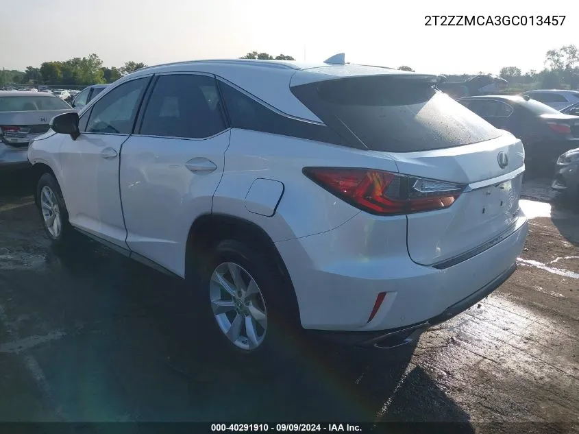 2T2ZZMCA3GC013457 2016 Lexus Rx 350