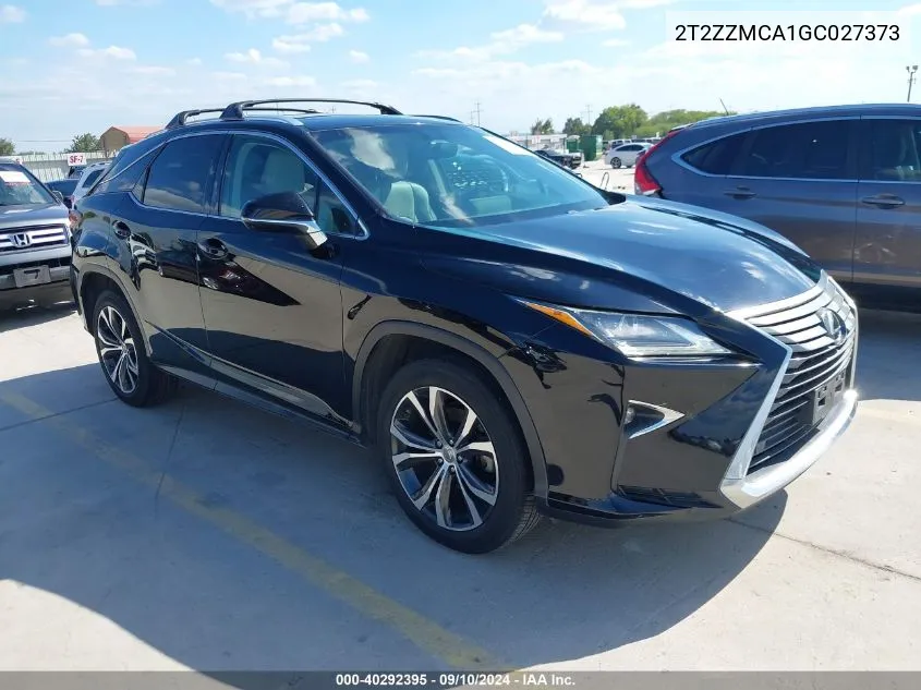 2T2ZZMCA1GC027373 2016 Lexus Rx 350