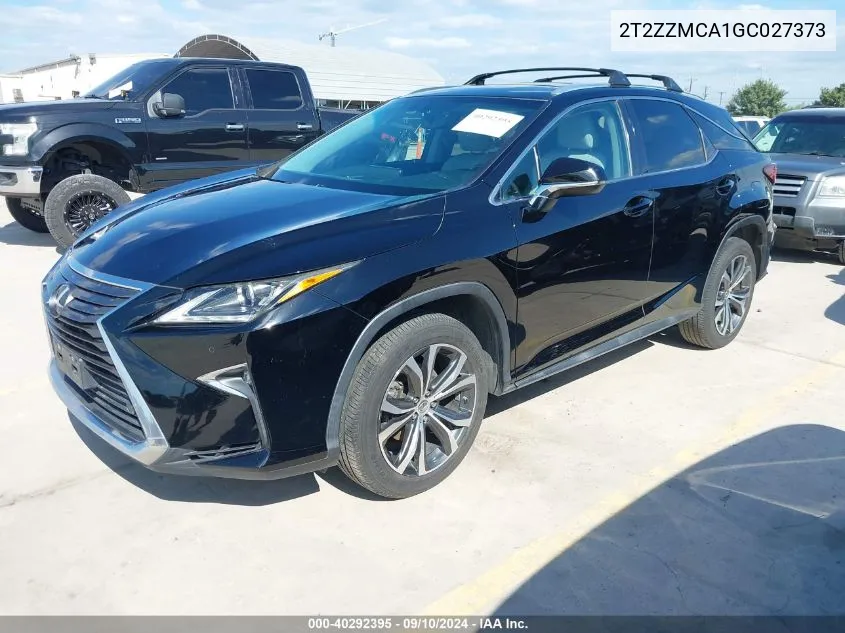 2T2ZZMCA1GC027373 2016 Lexus Rx 350