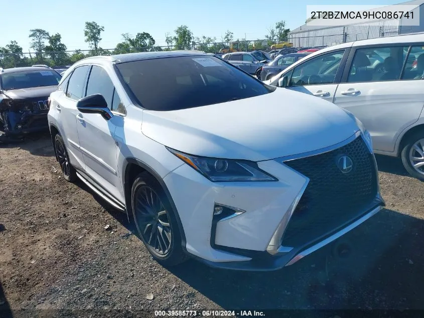 2T2BZMCA9HC086741 2017 Lexus Rx 350 F Sport