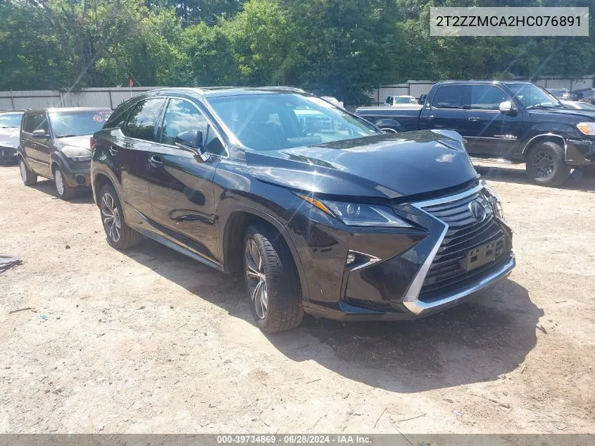 2T2ZZMCA2HC076891 2017 Lexus Rx 350