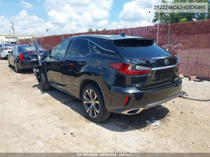 2T2ZZMCA2HC076891 2017 Lexus Rx 350