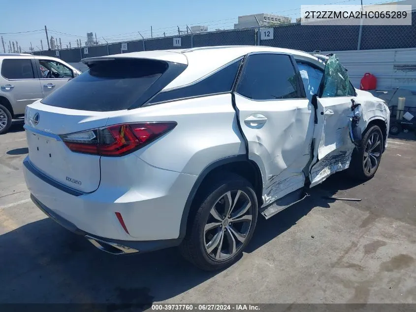 2017 Lexus Rx 350 VIN: 2T2ZZMCA2HC065289 Lot: 39737760