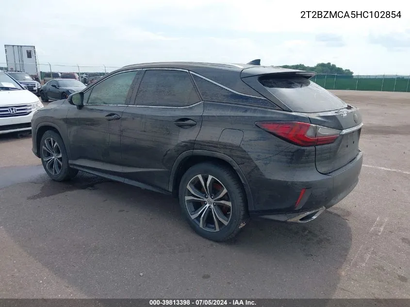 2T2BZMCA5HC102854 2017 Lexus Rx 350