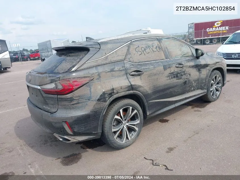 2T2BZMCA5HC102854 2017 Lexus Rx 350