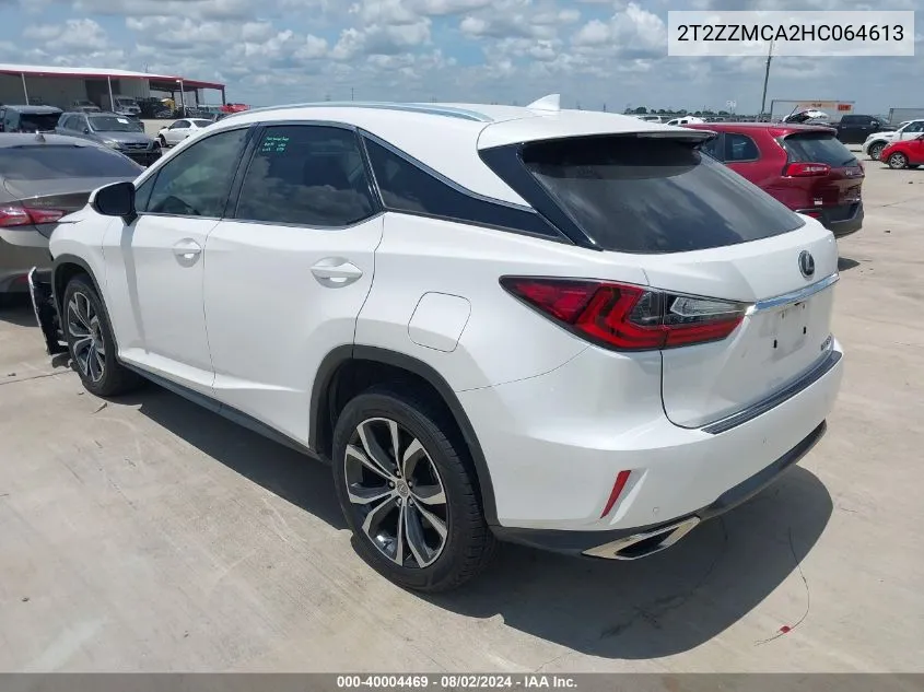 2T2ZZMCA2HC064613 2017 Lexus Rx 350