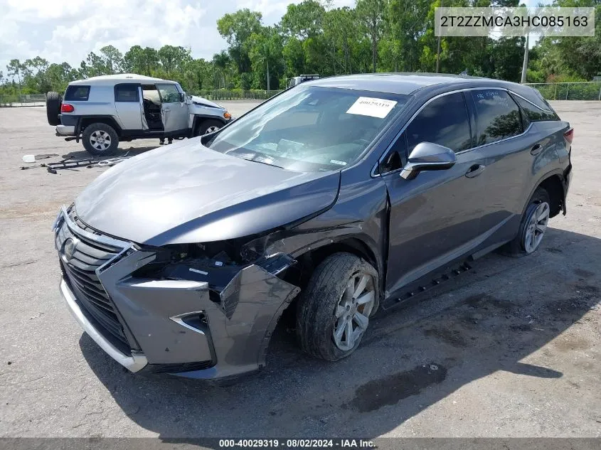 2017 Lexus Rx 350 VIN: 2T2ZZMCA3HC085163 Lot: 40029319