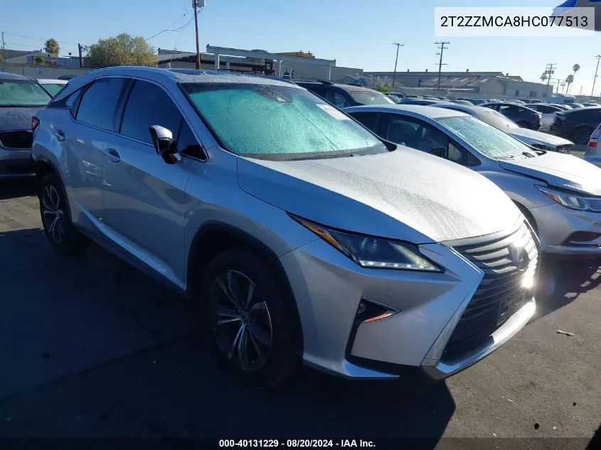 2T2ZZMCA8HC077513 2017 Lexus Rx 350