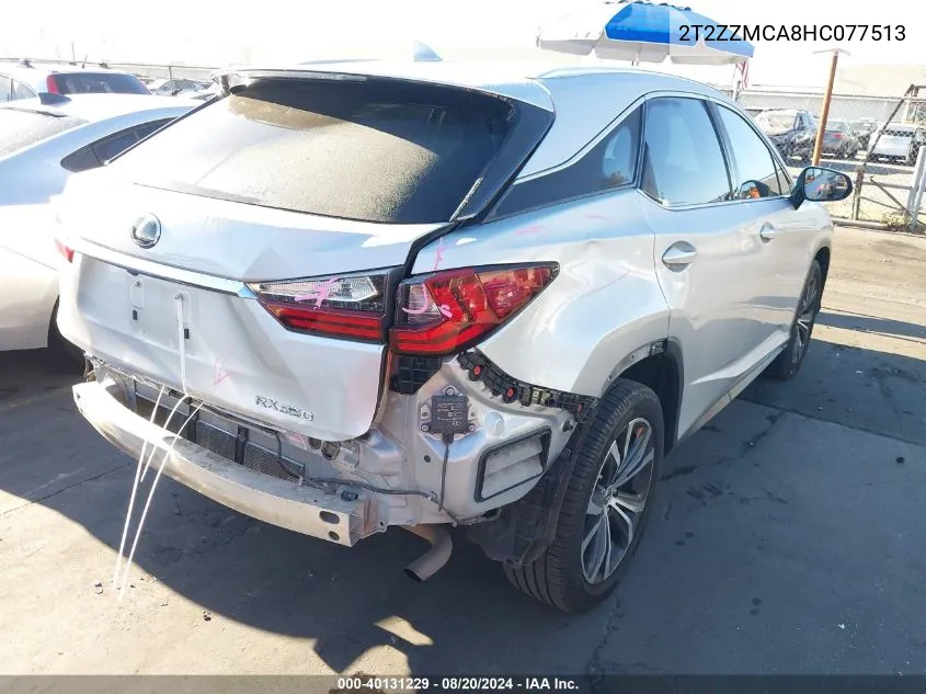 2T2ZZMCA8HC077513 2017 Lexus Rx 350