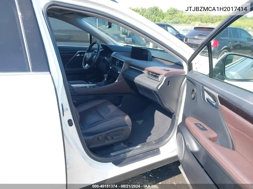 JTJBZMCA1H2017414 2017 Lexus Rx 350