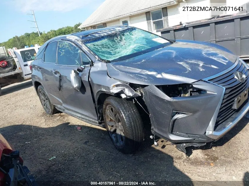 2017 Lexus Rx 350 VIN: 2T2BZMCA7HC071641 Lot: 40157961