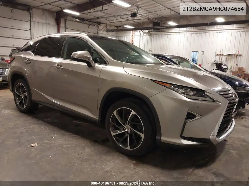 2T2BZMCA9HC074654 2017 Lexus Rx 350