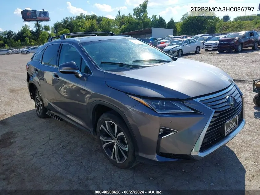 2017 Lexus Rx 350 VIN: 2T2BZMCA3HC086797 Lot: 40208628