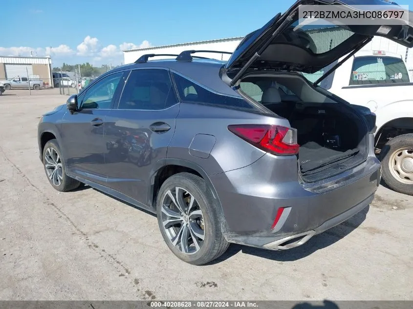 2T2BZMCA3HC086797 2017 Lexus Rx 350