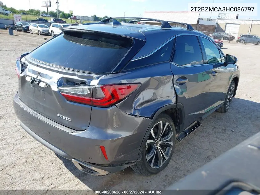 2T2BZMCA3HC086797 2017 Lexus Rx 350