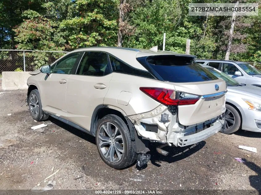 2T2BZMCA5HC085554 2017 Lexus Rx 350