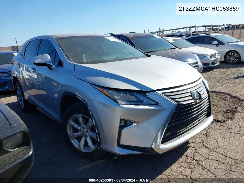 2017 Lexus Rx 350 VIN: 2T2ZZMCA1HC053859 Lot: 40253301