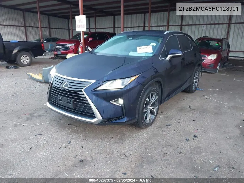 2017 Lexus Rx 350/Base/F Sport VIN: 2T2BZMCA8HC128901 Lot: 40267375