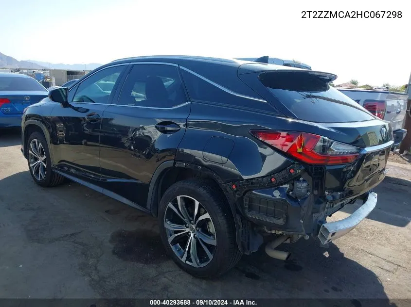 2T2ZZMCA2HC067298 2017 Lexus Rx 350