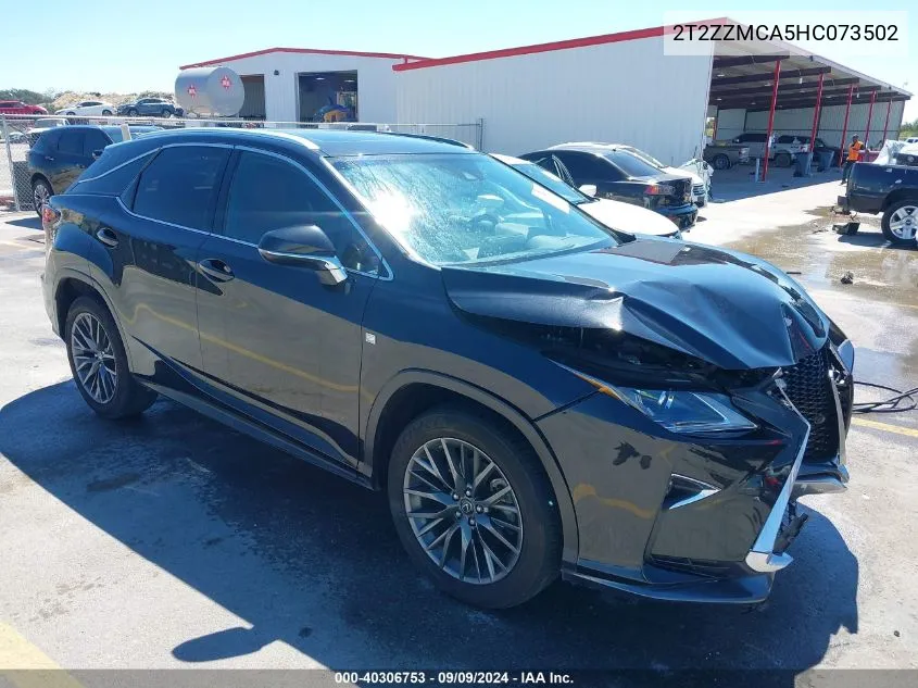 2T2ZZMCA5HC073502 2017 Lexus Rx 350 F Sport