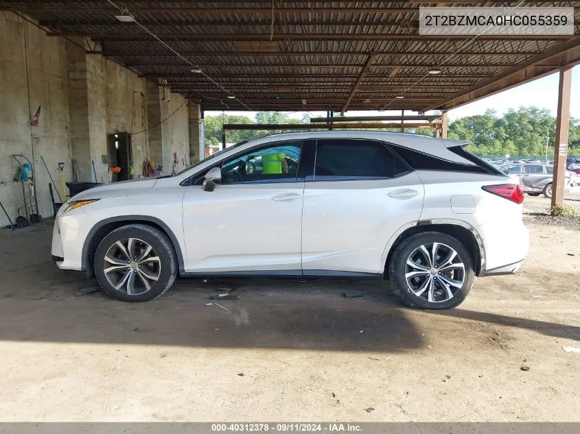 2017 Lexus Rx 350/Base/F Sport VIN: 2T2BZMCA0HC055359 Lot: 40312378