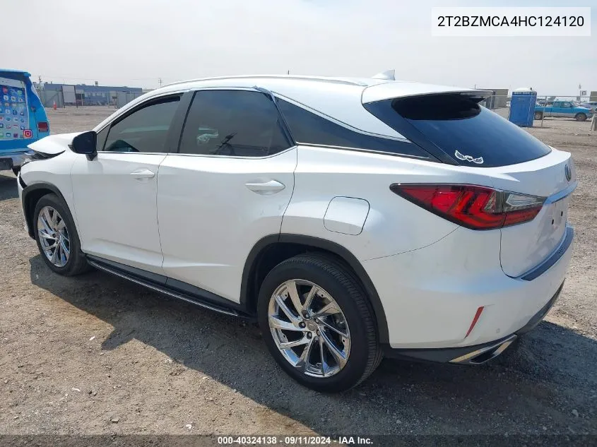 2017 Lexus Rx 350 VIN: 2T2BZMCA4HC124120 Lot: 40324138