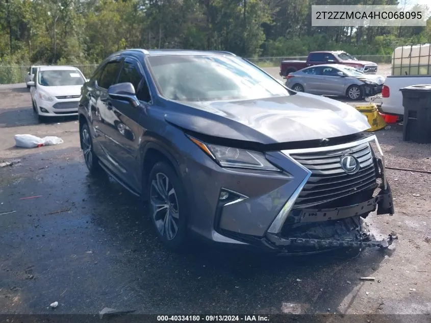 2017 Lexus Rx 350 VIN: 2T2ZZMCA4HC068095 Lot: 40334180