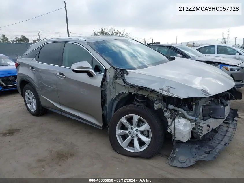 2T2ZZMCA3HC057928 2017 Lexus Rx 350