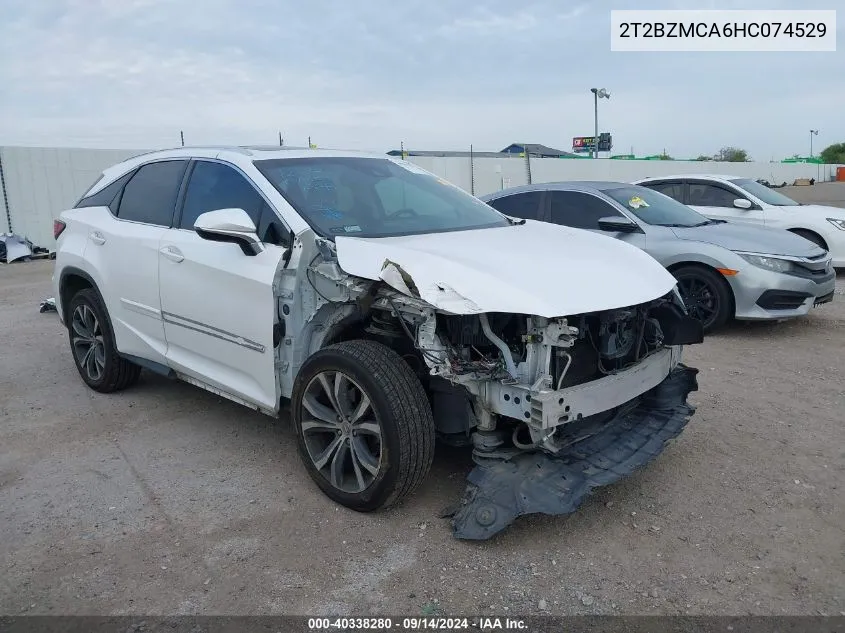 2T2BZMCA6HC074529 2017 Lexus Rx 350/Base/F Sport