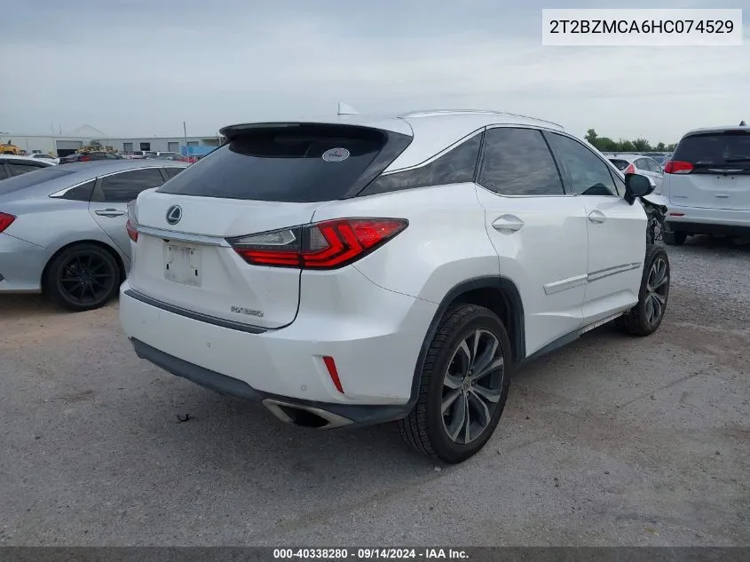 2T2BZMCA6HC074529 2017 Lexus Rx 350/Base/F Sport