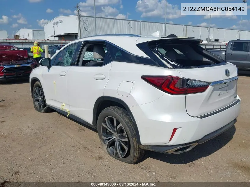 2T2ZZMCA8HC054149 2017 Lexus Rx 350