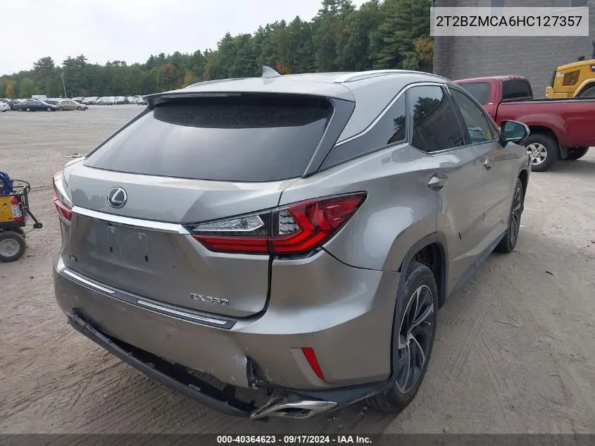 2T2BZMCA6HC127357 2017 Lexus Rx 350