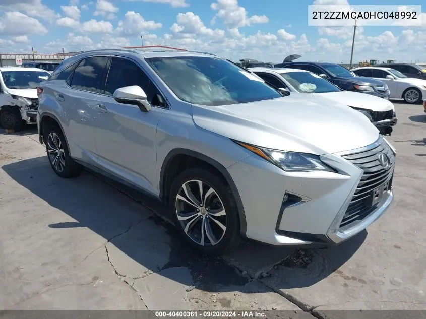 2T2ZZMCA0HC048992 2017 Lexus Rx 350