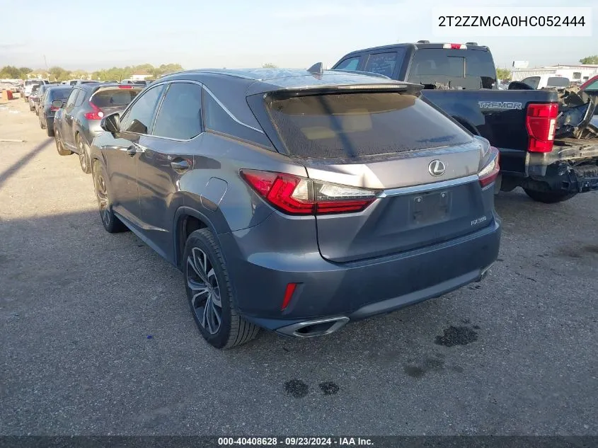 2T2ZZMCA0HC052444 2017 Lexus Rx 350 350/Base/F Sport