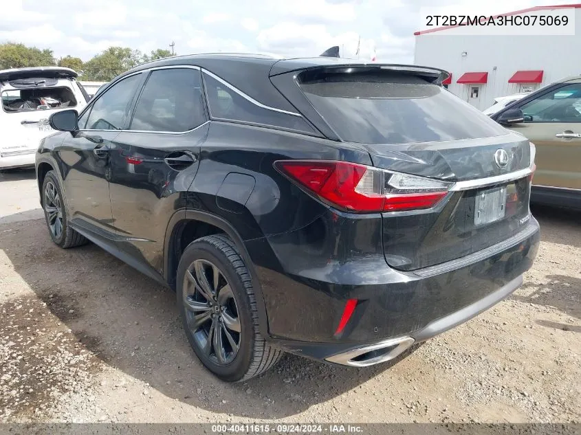 2017 Lexus Rx 350/Base/F Sport VIN: 2T2BZMCA3HC075069 Lot: 40411615