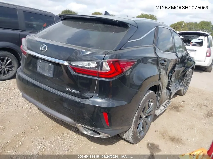 2T2BZMCA3HC075069 2017 Lexus Rx 350/Base/F Sport