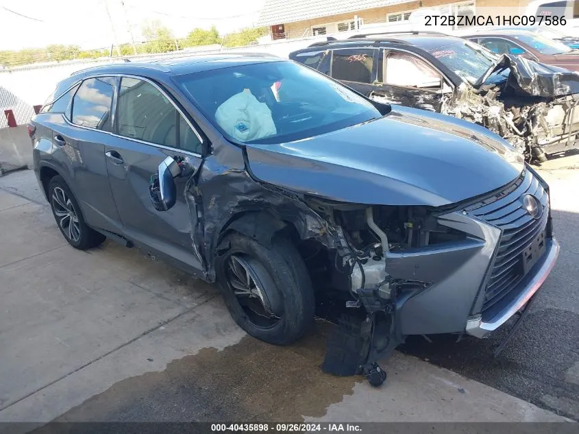 2T2BZMCA1HC097586 2017 Lexus Rx 350/Base/F Sport