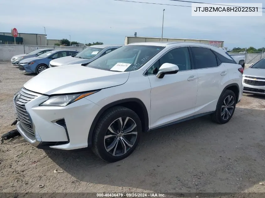 JTJBZMCA8H2022531 2017 Lexus Rx 350