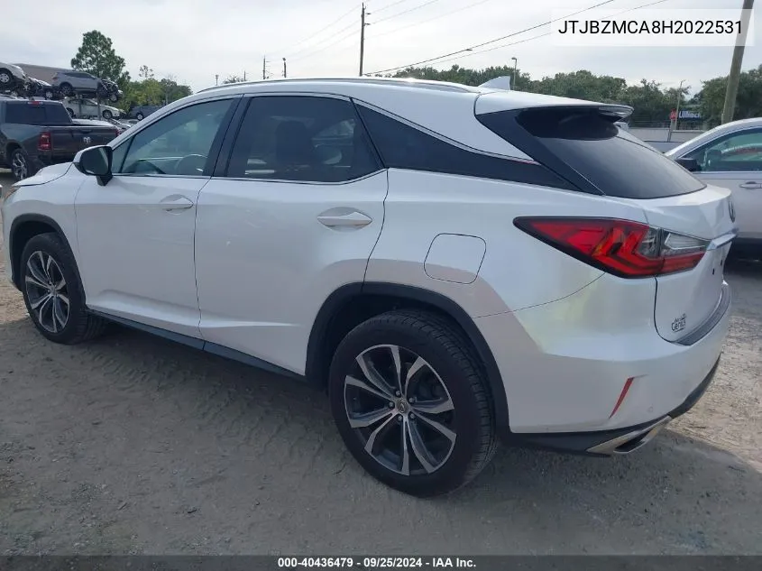 JTJBZMCA8H2022531 2017 Lexus Rx 350