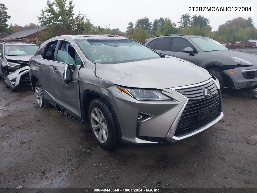 2017 Lexus Rx 350 VIN: 2T2BZMCA6HC127004 Lot: 40443568