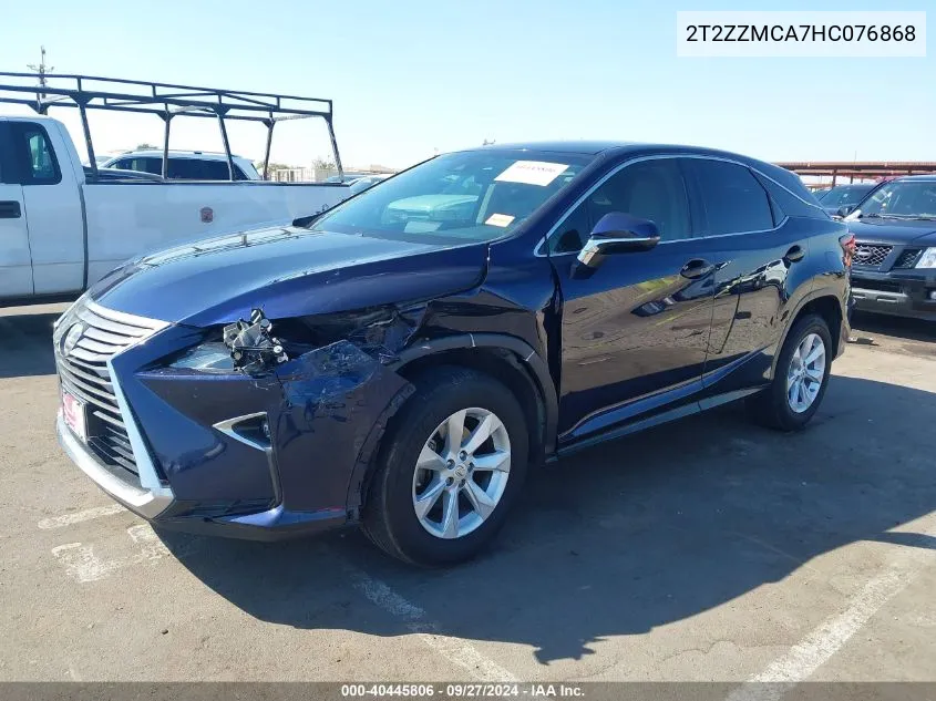 2T2ZZMCA7HC076868 2017 Lexus Rx 350